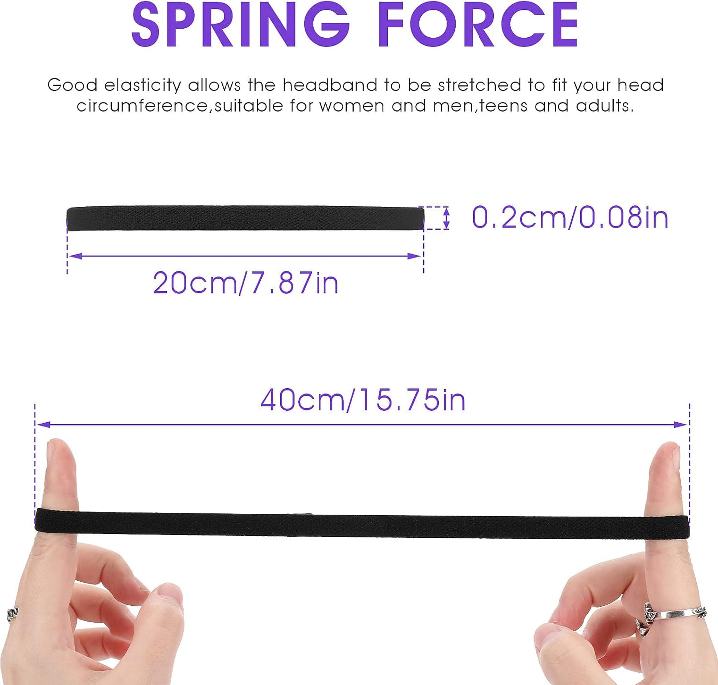 Non-Slip Athletic Sports Headbands