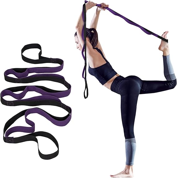 10-Loop Yoga Stretching Strap