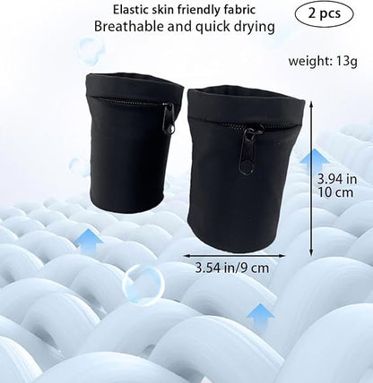 Zipper Wrist Sweatband Wallet